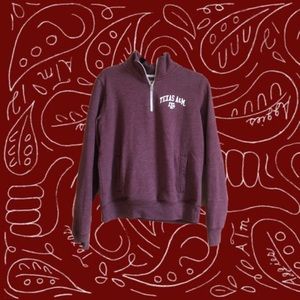 Texas A&M pullover quarter zip